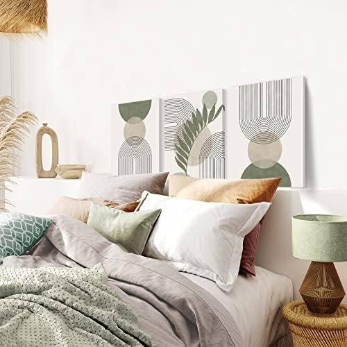 Sage Green Boho Wall Art Set of 3 – 12x16in