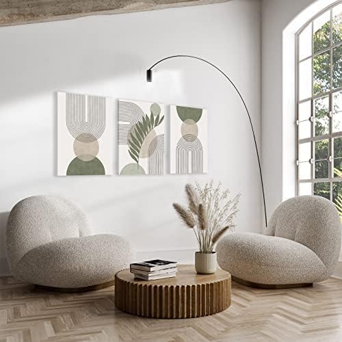 Sage Green Boho Wall Art Set of 3 – 12x16in