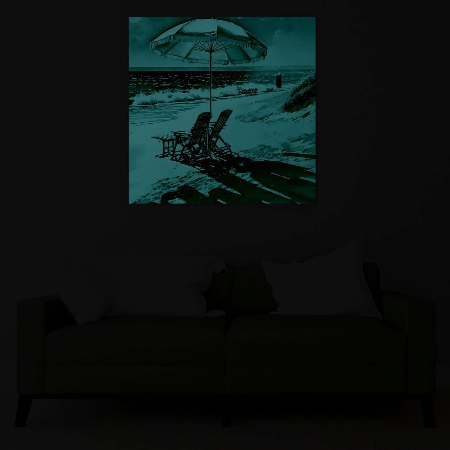 Ship & Moon Canvas Wall Art – 32x48in