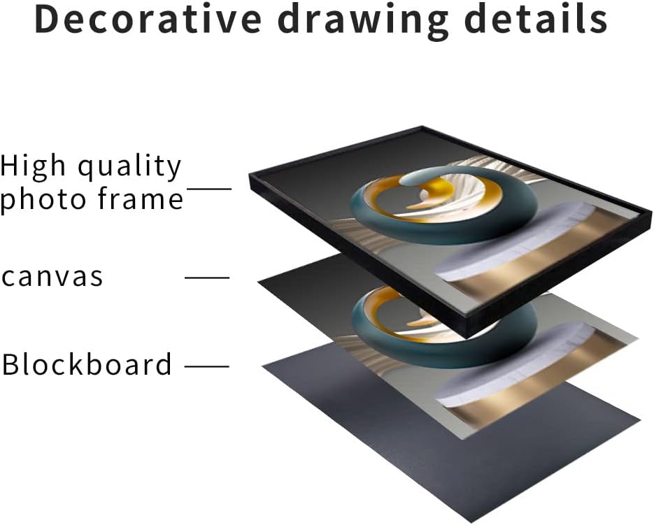 Abstract Shape Wall Art 3PC