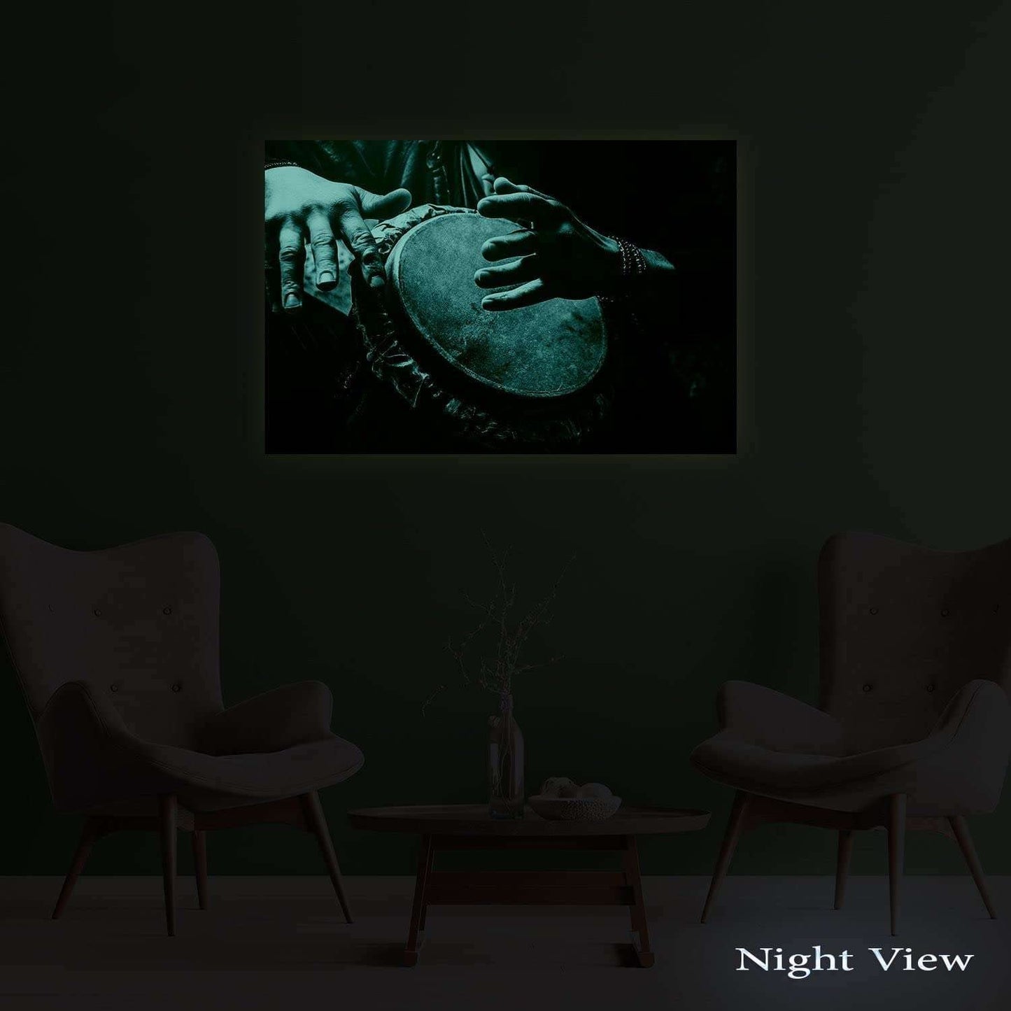 Orange Jazz Canvas Wall Art – 32x48in