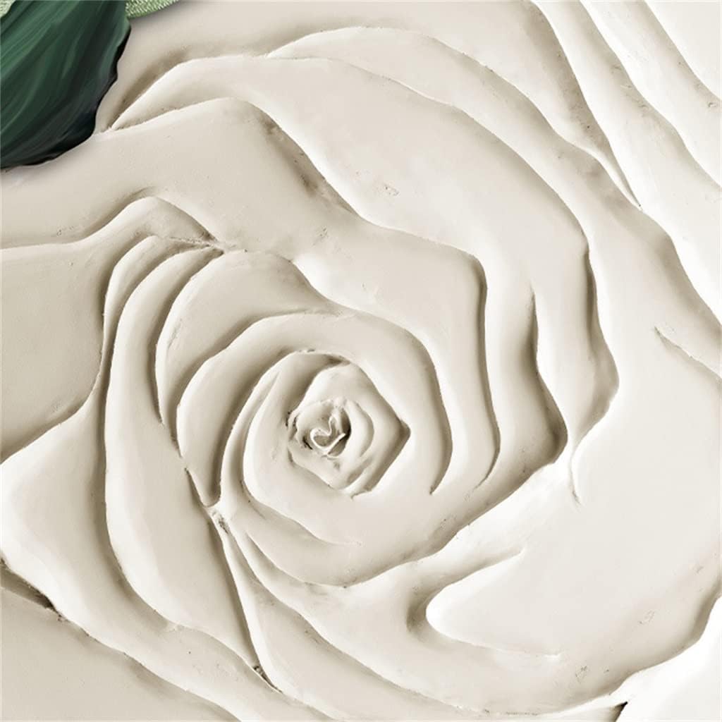Abstract Rose Texture Oil Painting