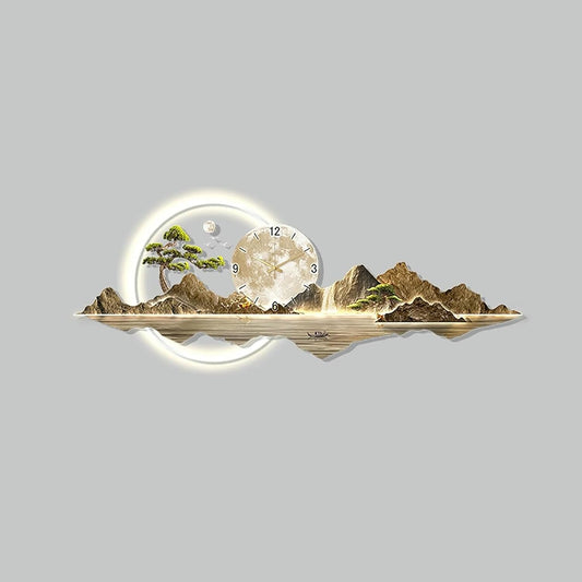 3D LED Wall Clock Art