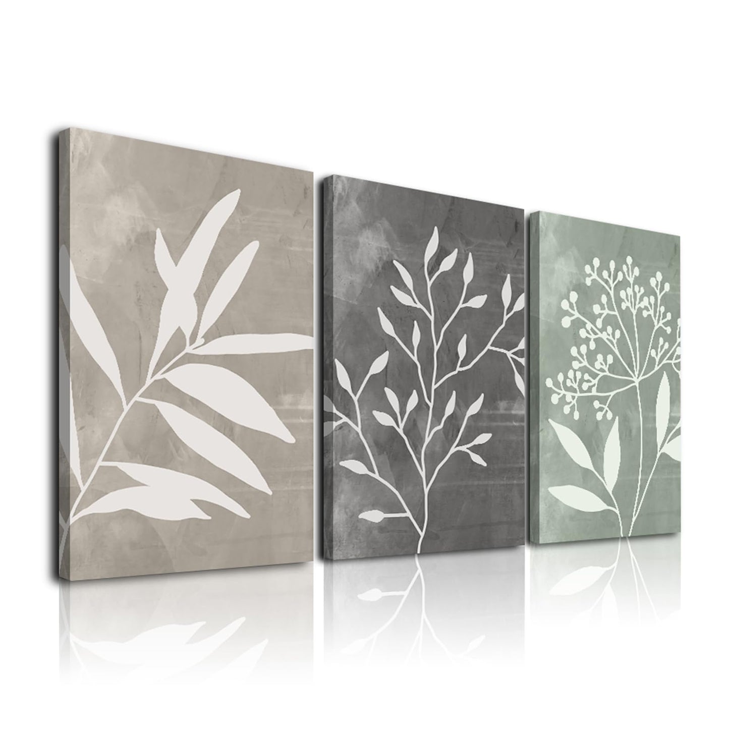 Sage Green Wall Art Set of 3 – 12x16in