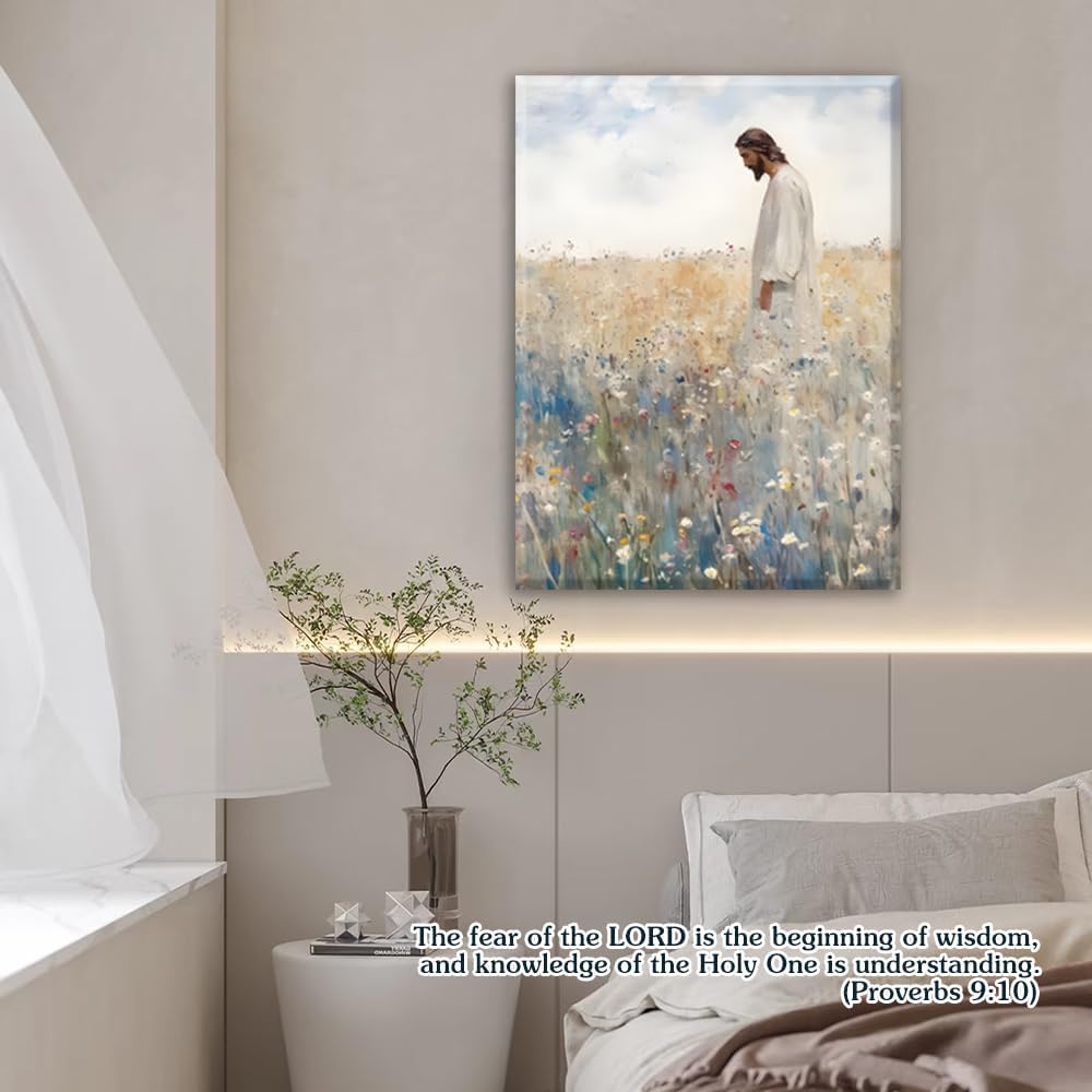 Jesus Walking on Water Wall Art 12x16in