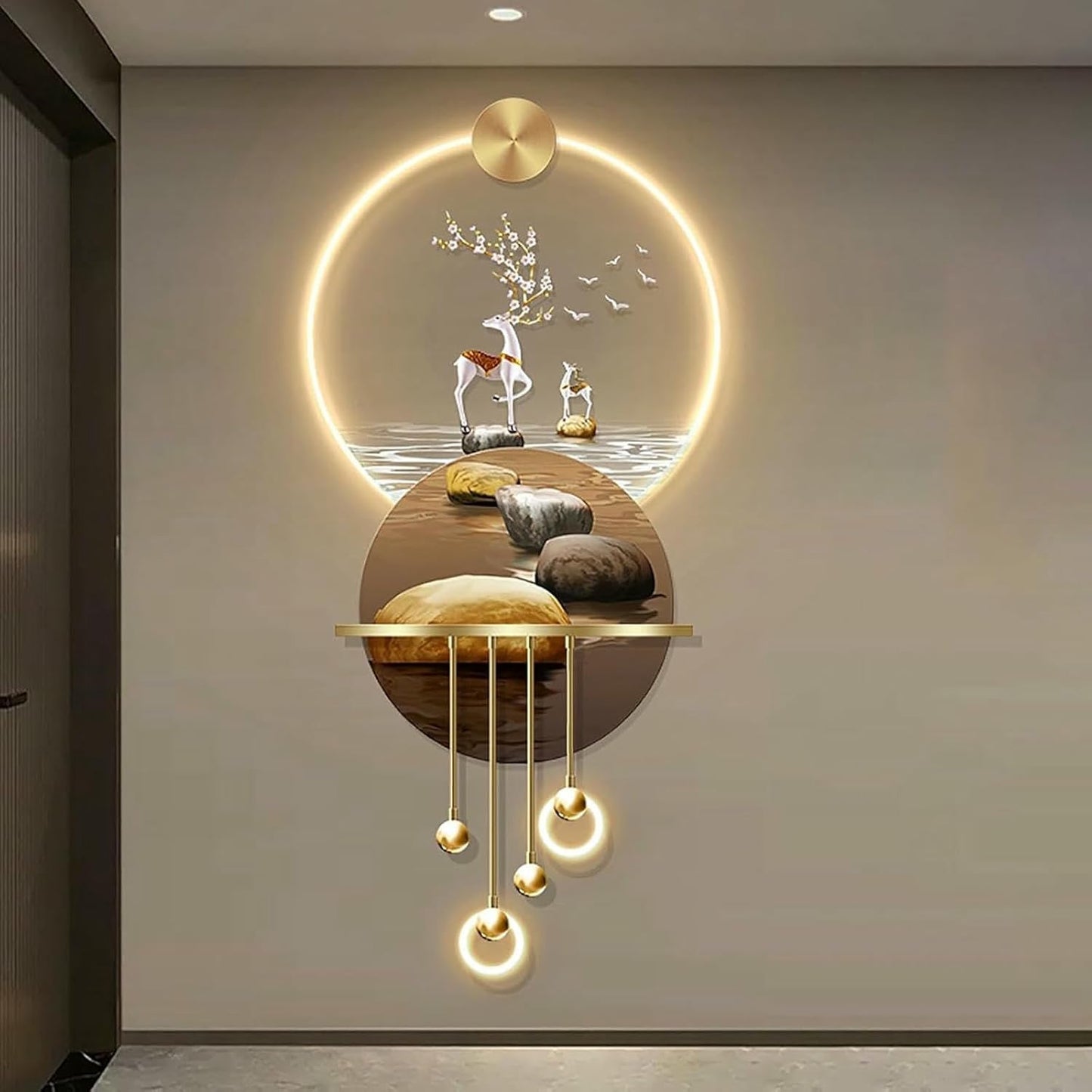 3D LED Landscape Wall Sculpture