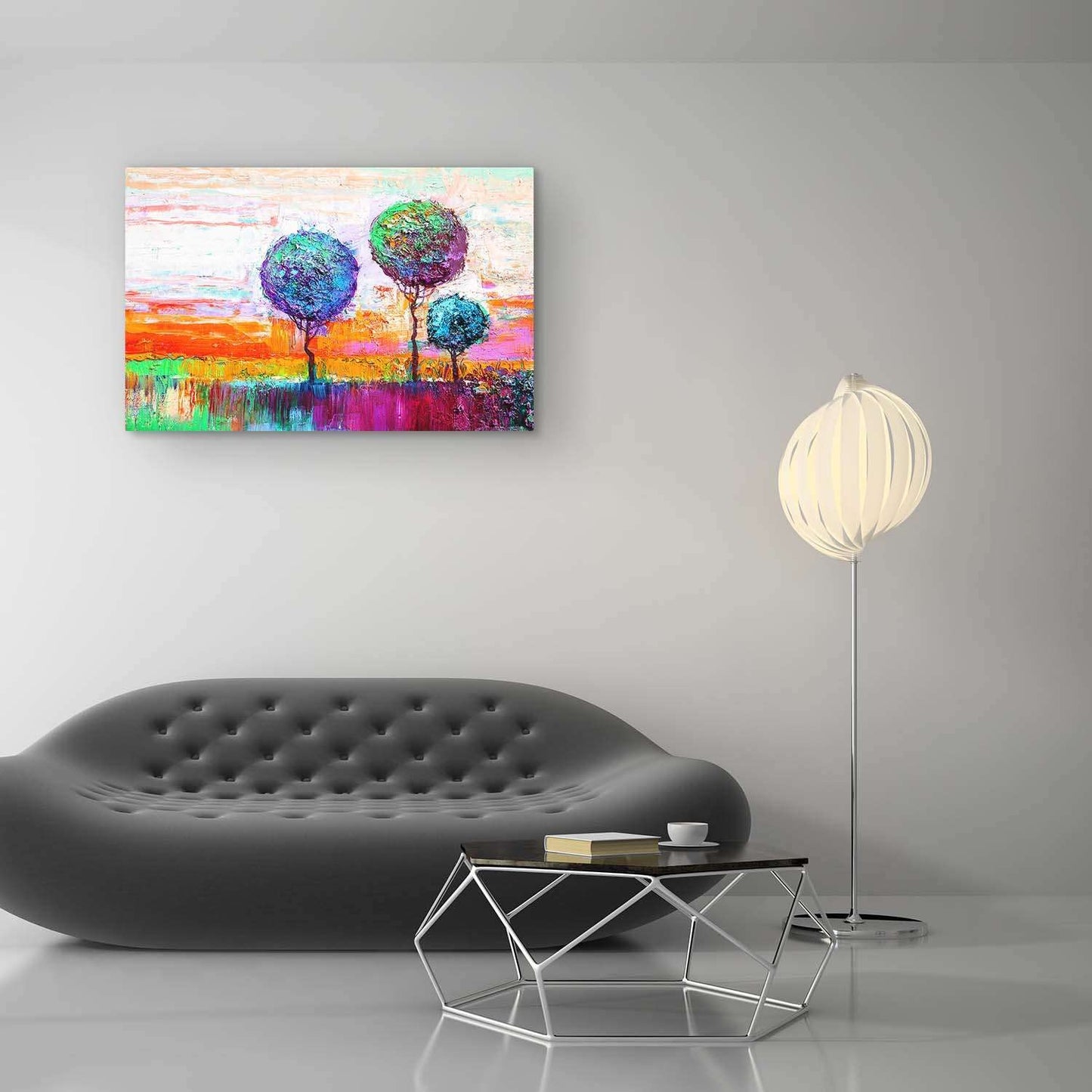 Golden Forest Canvas Wall Art – 32x48in