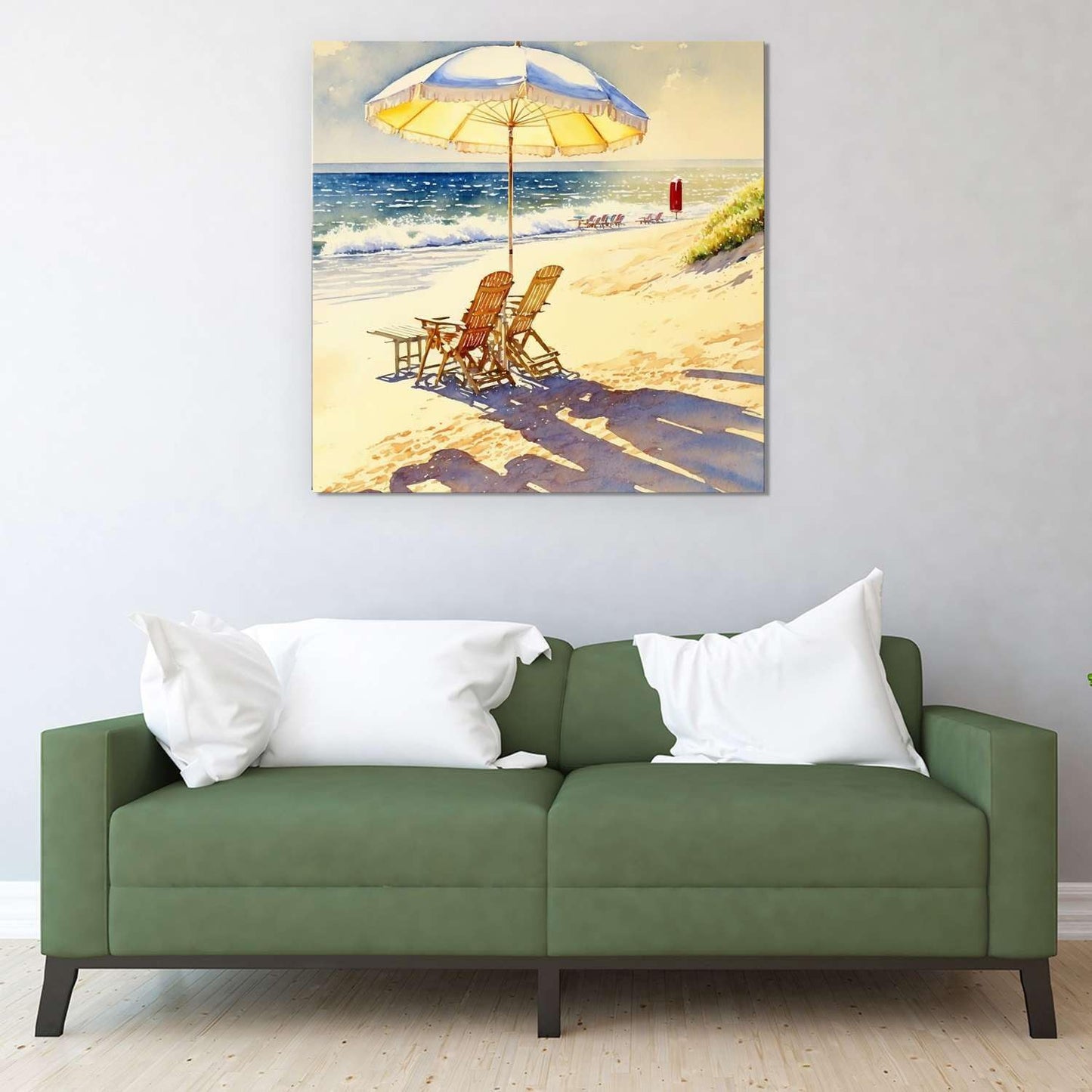 Ship & Moon Canvas Wall Art – 32x48in