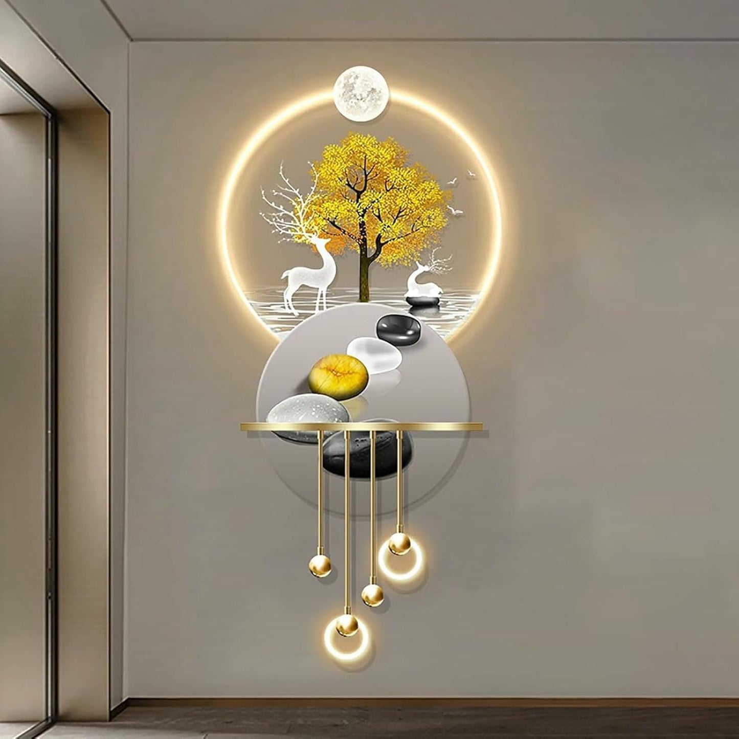 3D LED Landscape Wall Sculpture