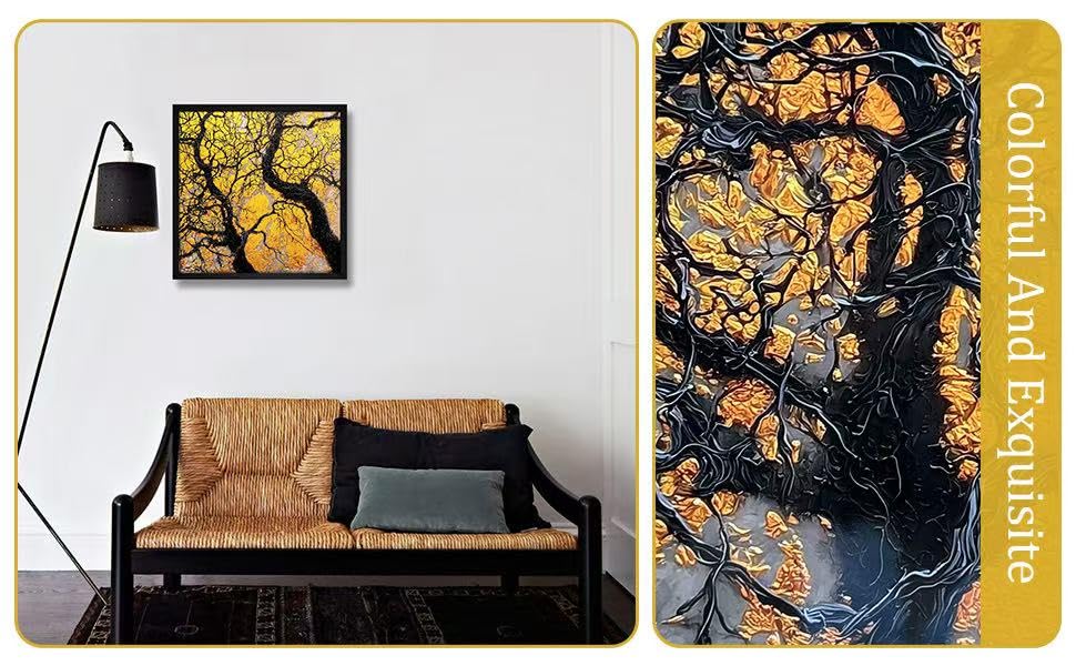 Abstract Texture Canvas Wall Art