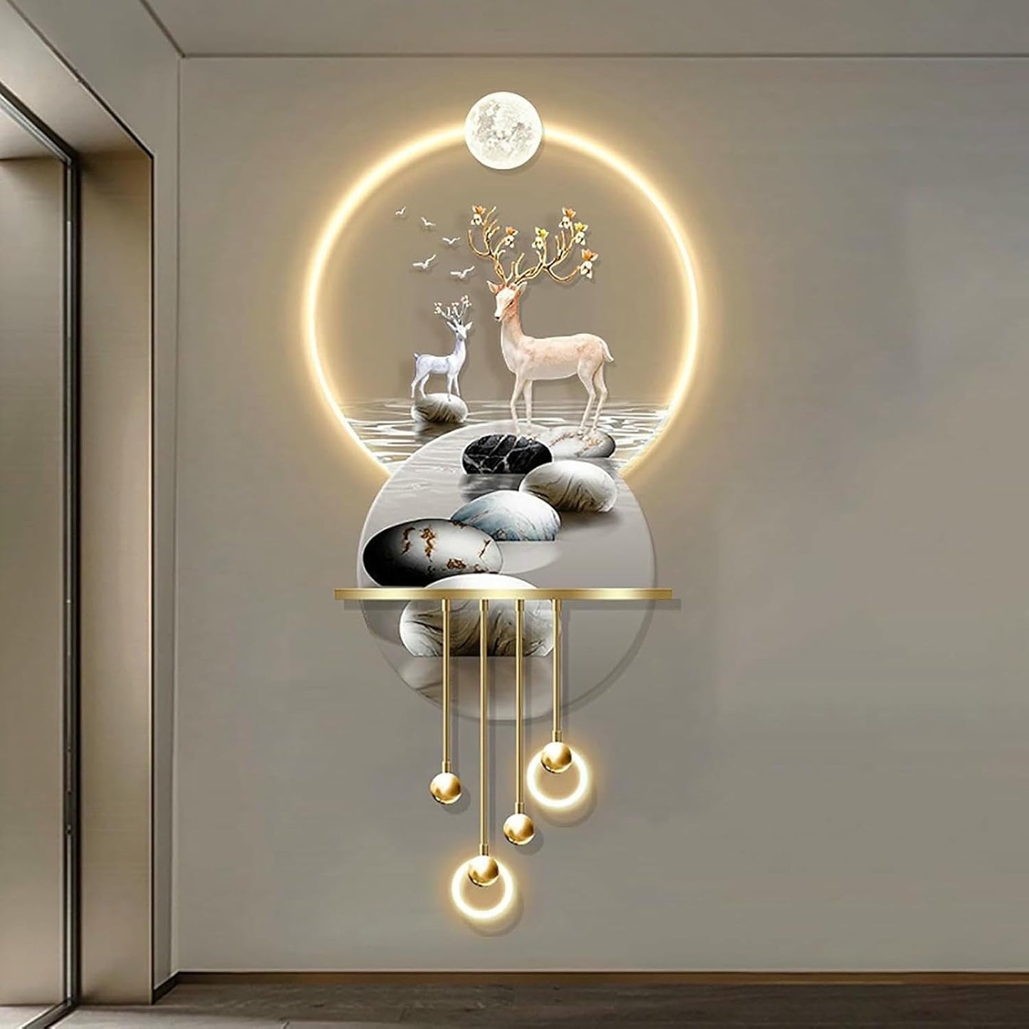 3D LED Landscape Wall Sculpture