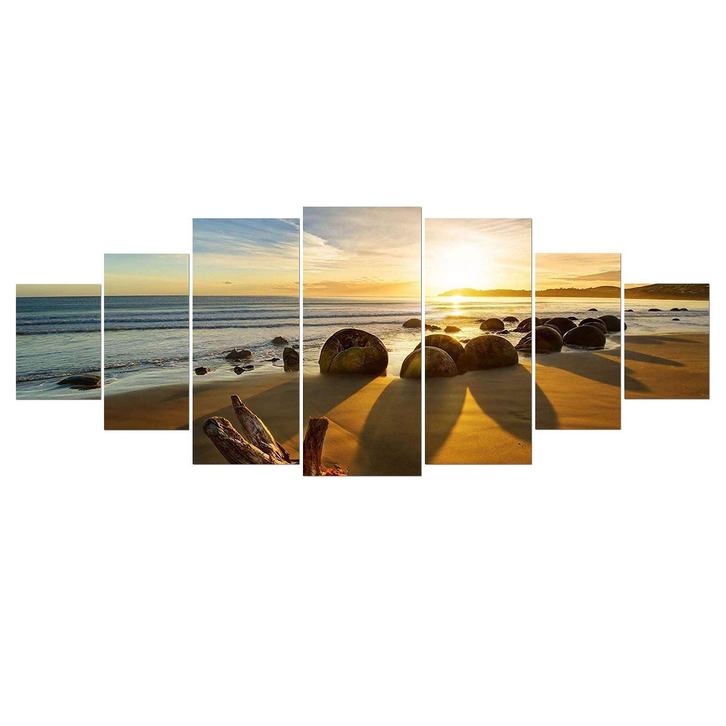 Blue Mountain Lake Wall Art – 7 Panels