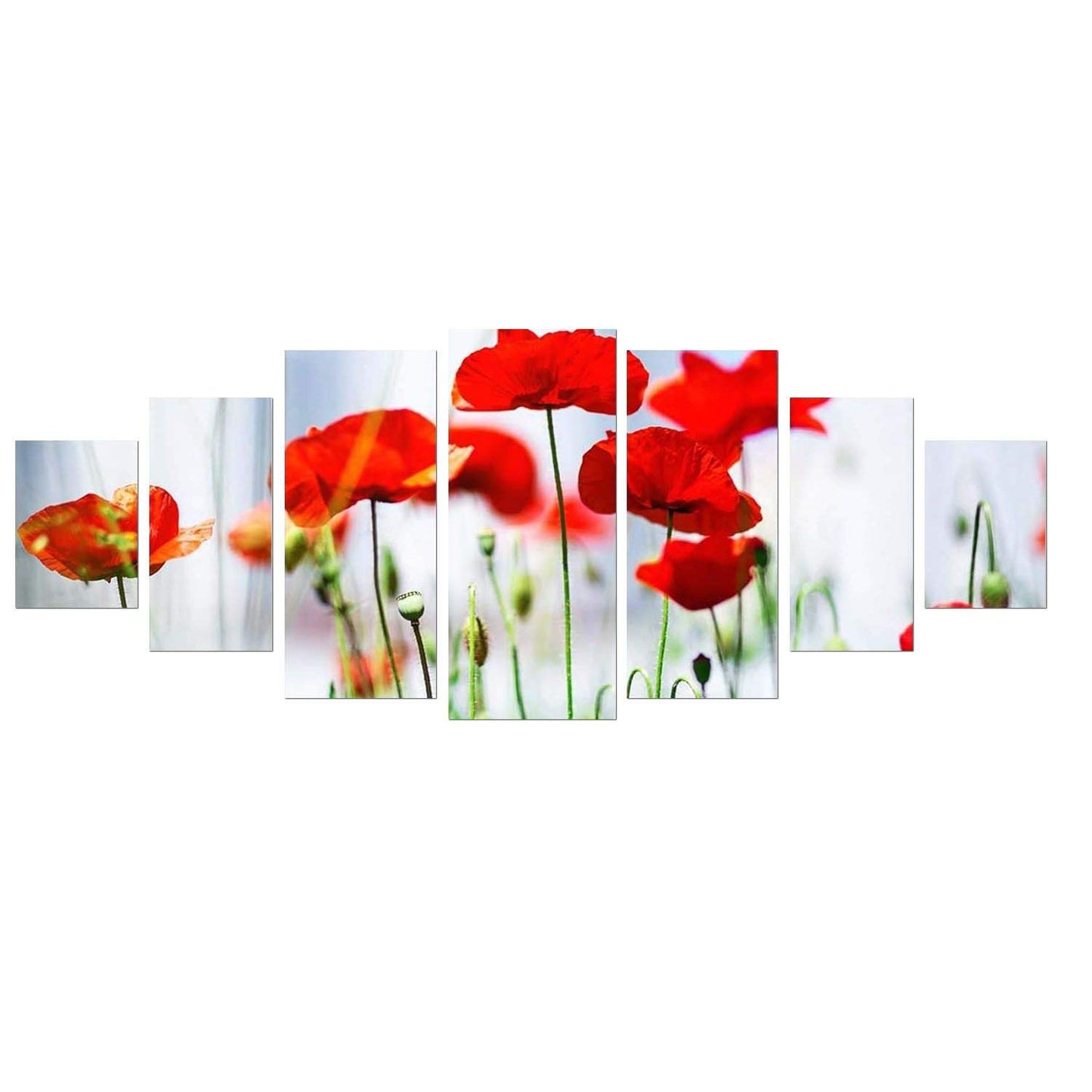 Blue Mountain Lake Wall Art – 7 Panels