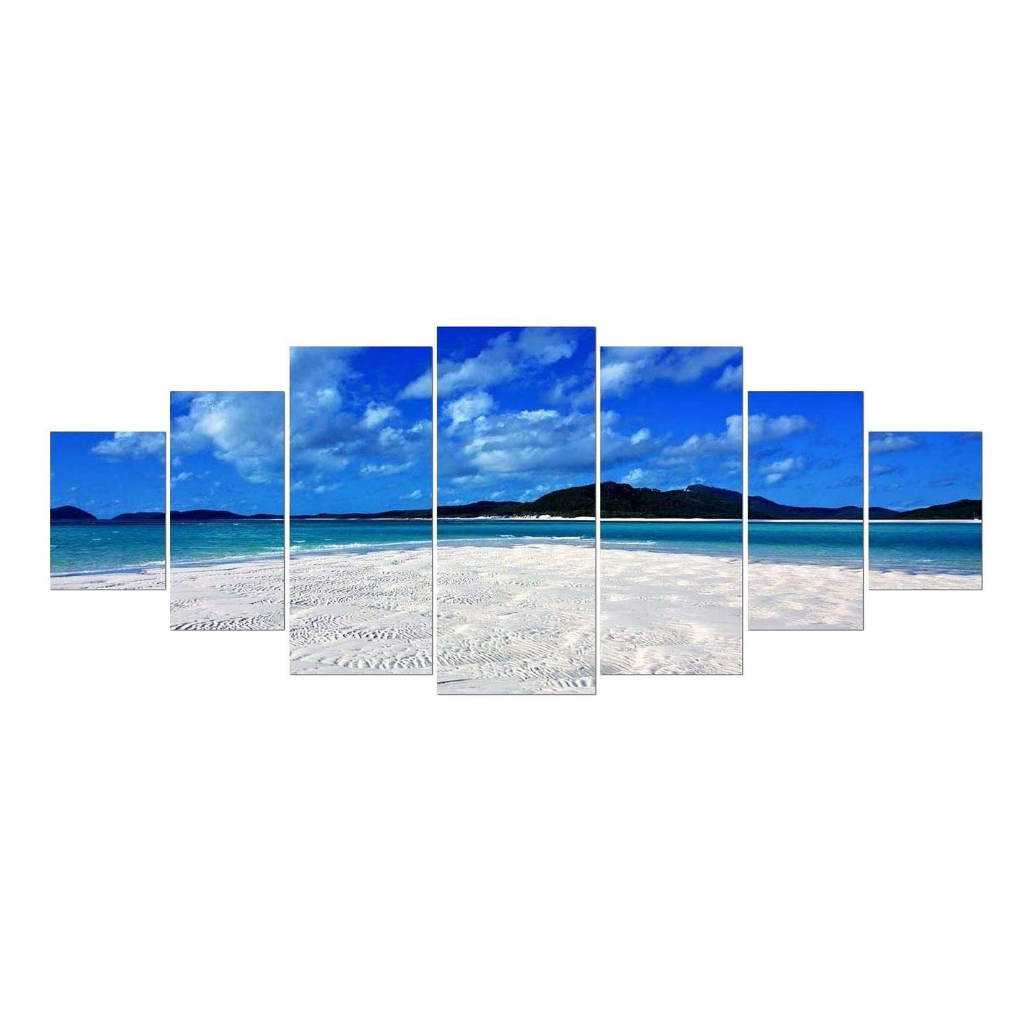 Blue Mountain Lake Wall Art – 7 Panels