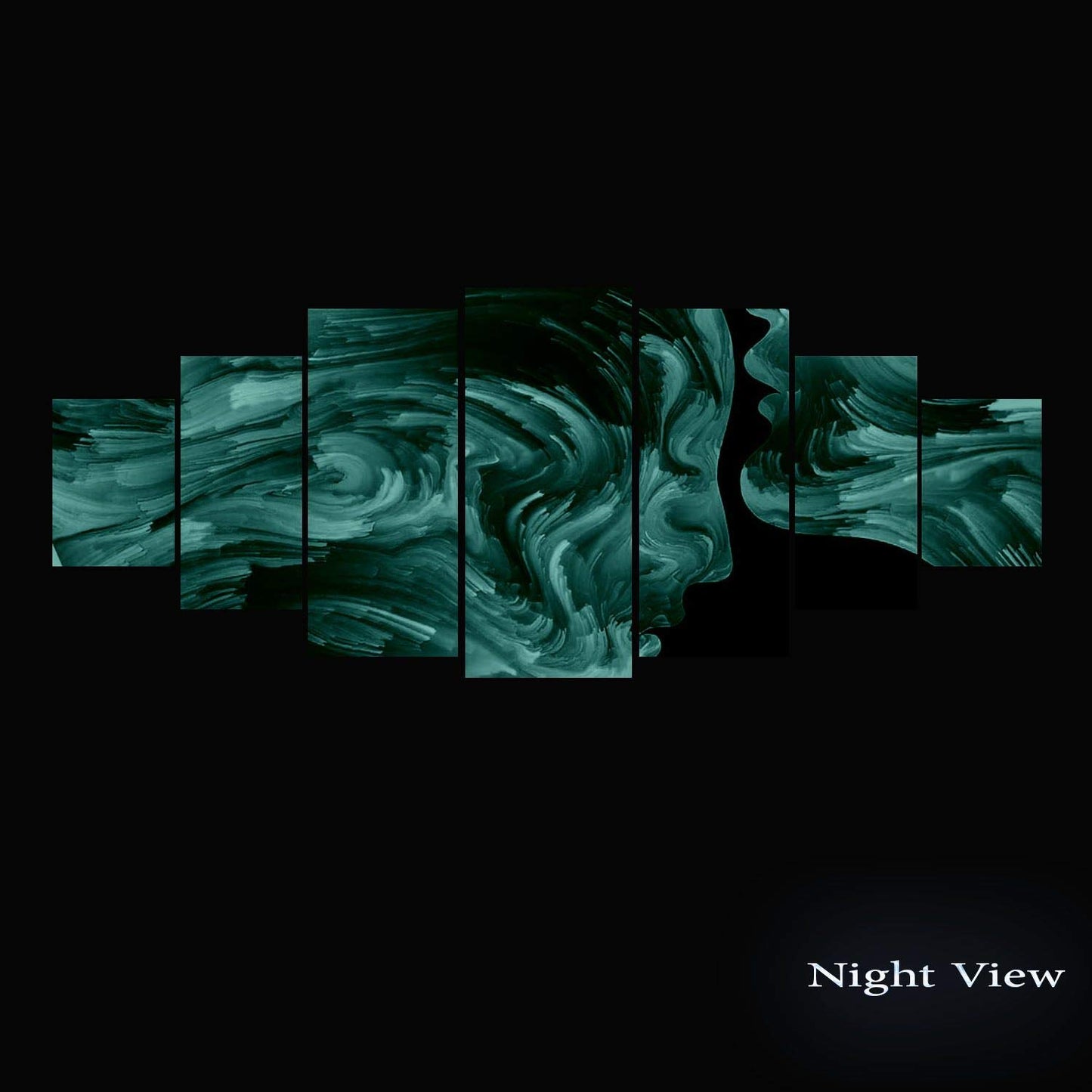Blue Mountain Lake Wall Art – 7 Panels