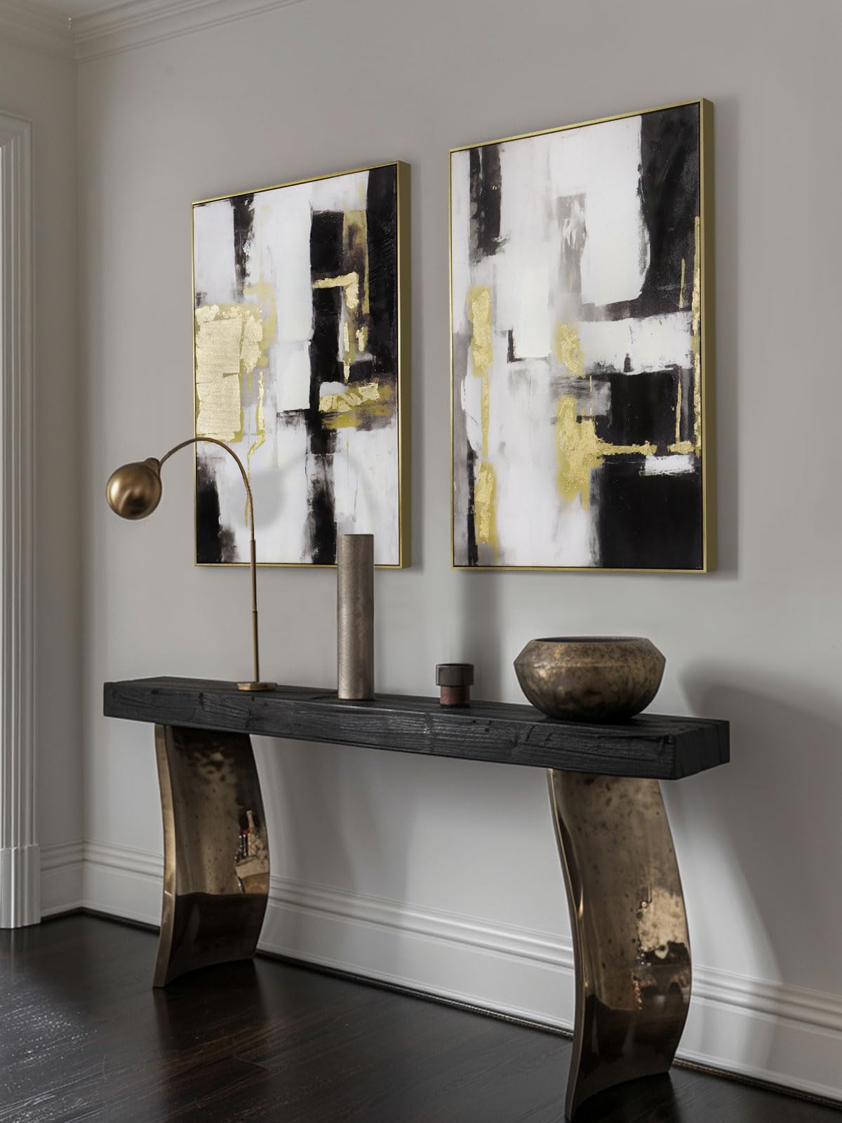 Boho Textured 3D Wall Art 3PC 24x36in