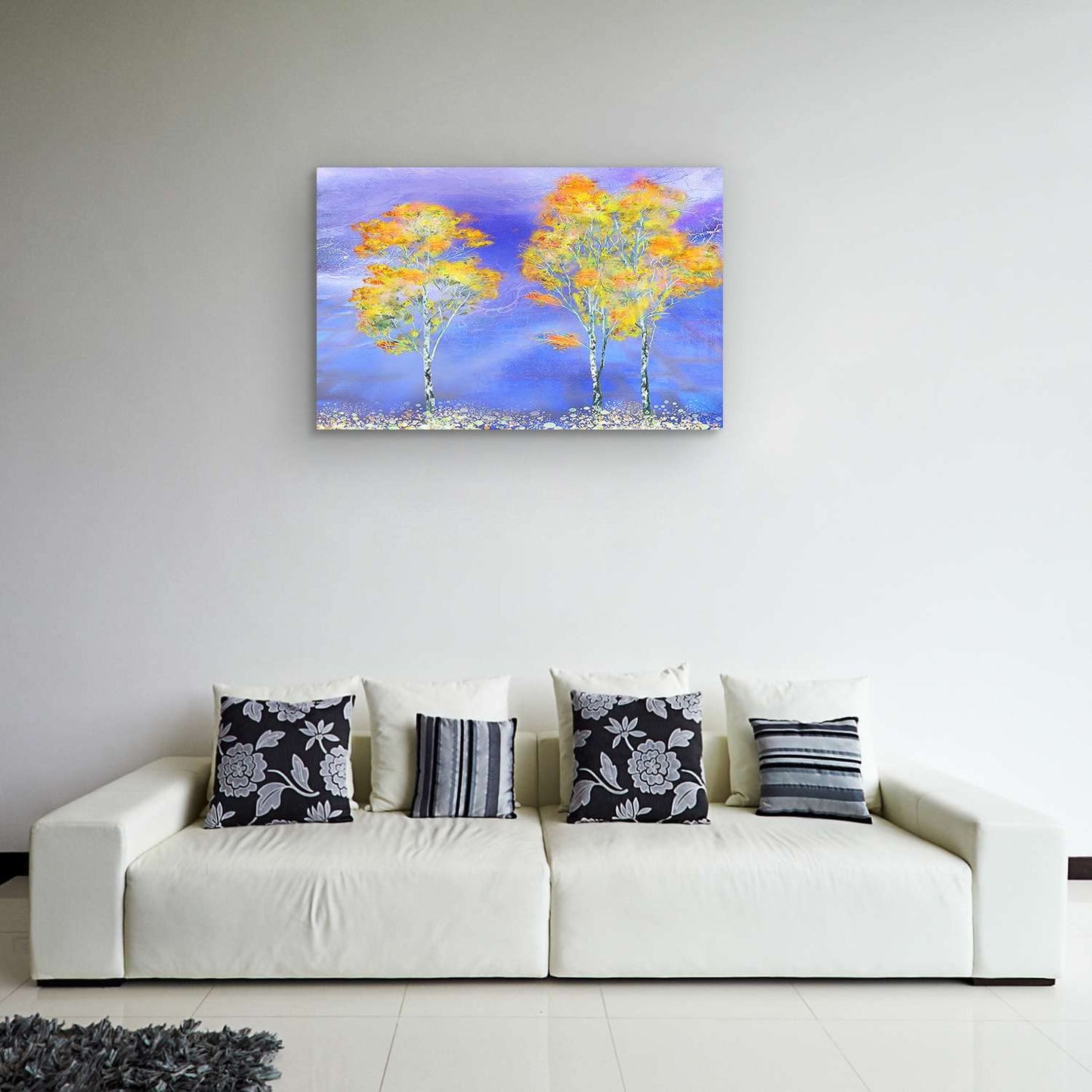 Golden Forest Canvas Wall Art – 32x48in