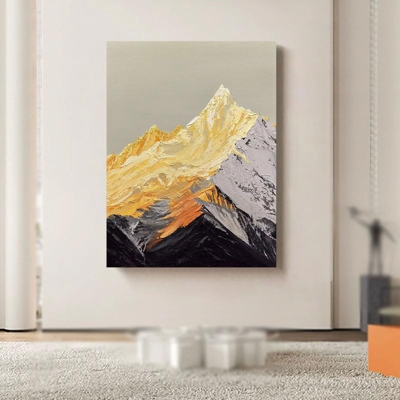 Hand-Painted Living Room Wall Art