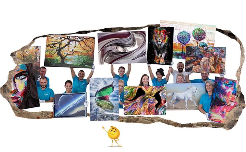 African Tribe Wall Art – 32x48in