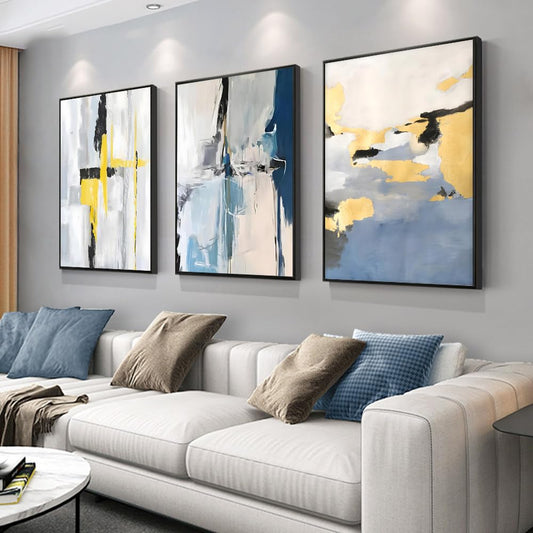 Abstract Minimalist Wall Art 3PC