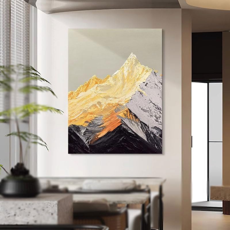 Hand-Painted Living Room Wall Art