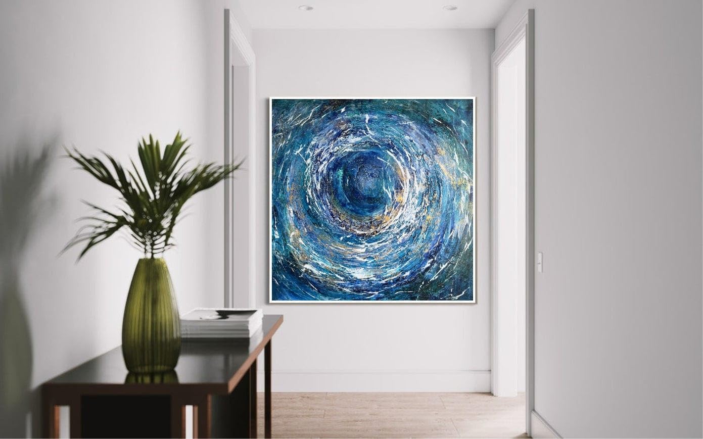 Blue Ocean Wall Art – 72x72in