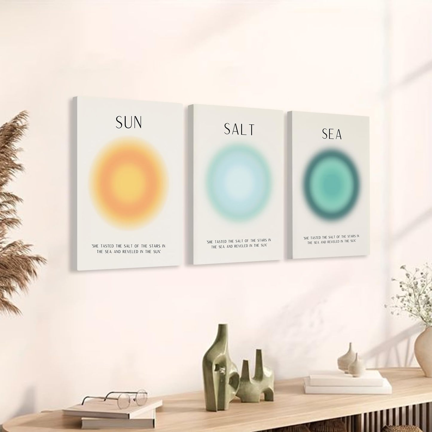 Sage Green Wall Art Set of 3 – 12x16in