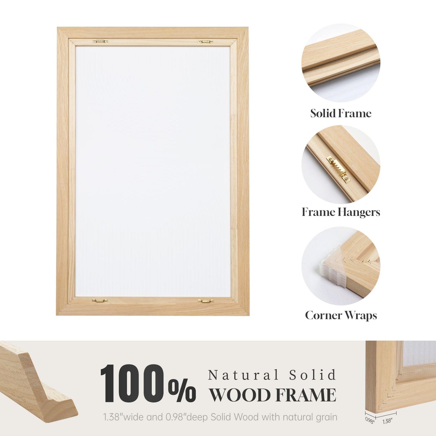 Neutral Abstract Wall Art 2PC