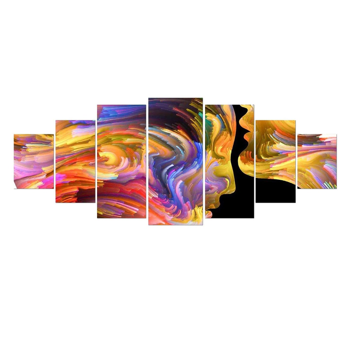 Blue Mountain Lake Wall Art – 7 Panels