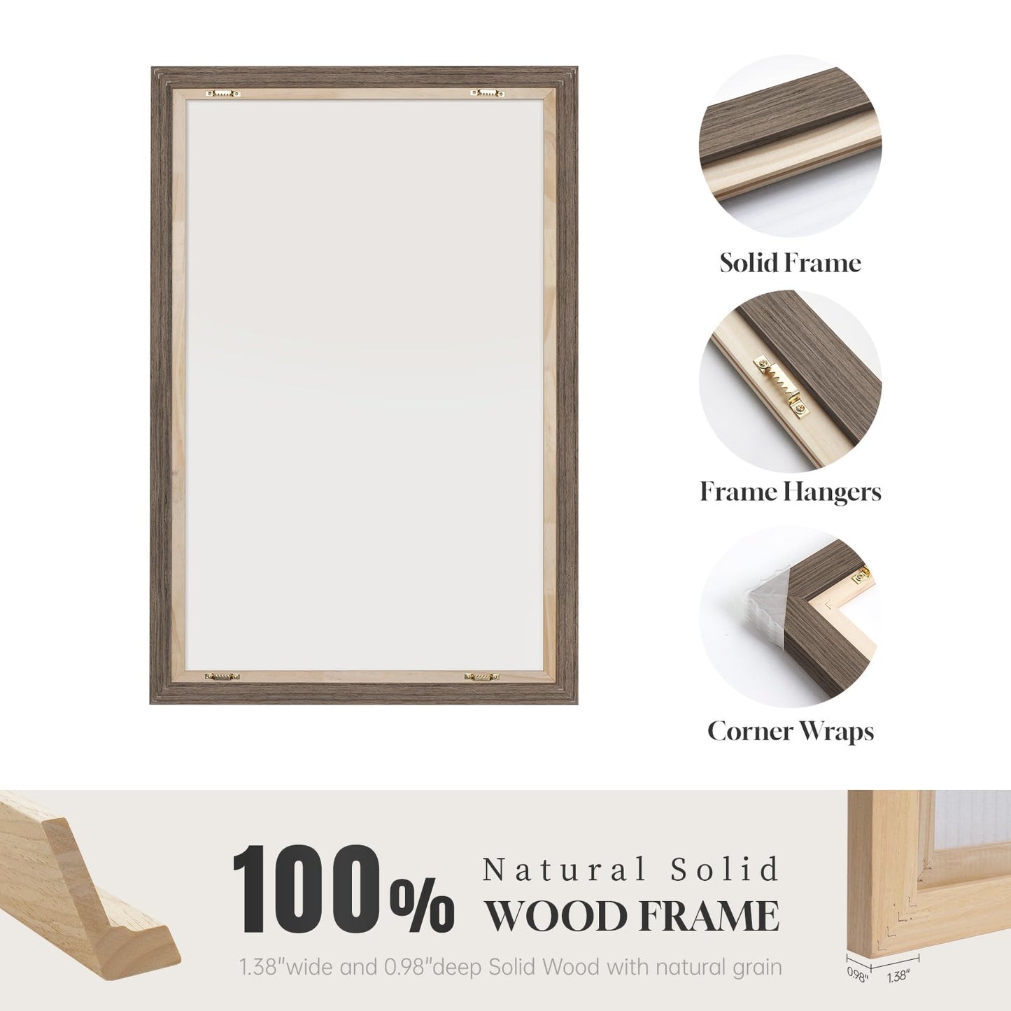 Neutral Abstract Wall Art 2PC