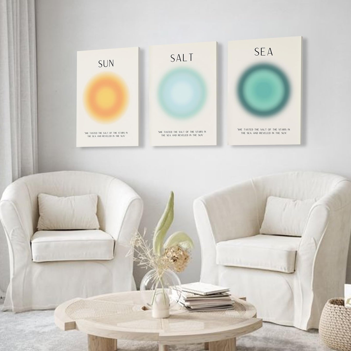 Sage Green Wall Art Set of 3 – 12x16in