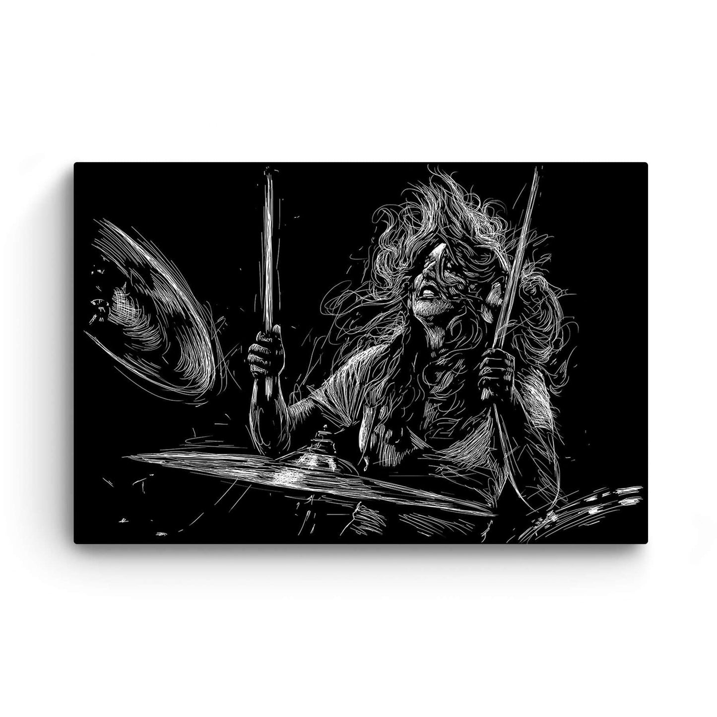 Orange Jazz Canvas Wall Art – 32x48in
