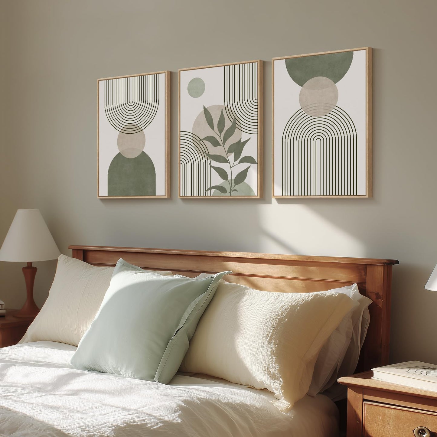 Neutral Abstract Wall Art 2PC