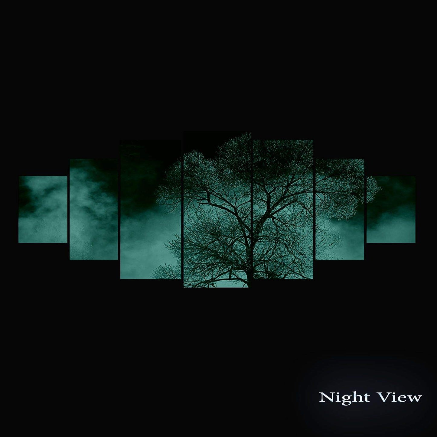 Blue Mountain Lake Wall Art – 7 Panels
