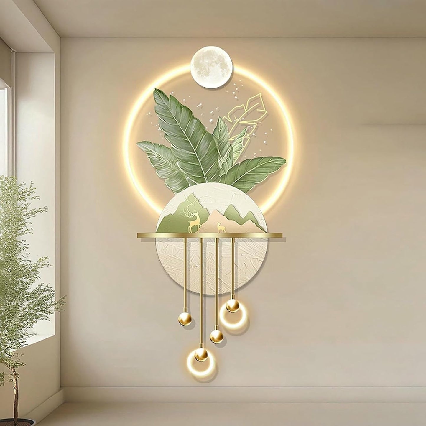 3D LED Landscape Wall Sculpture