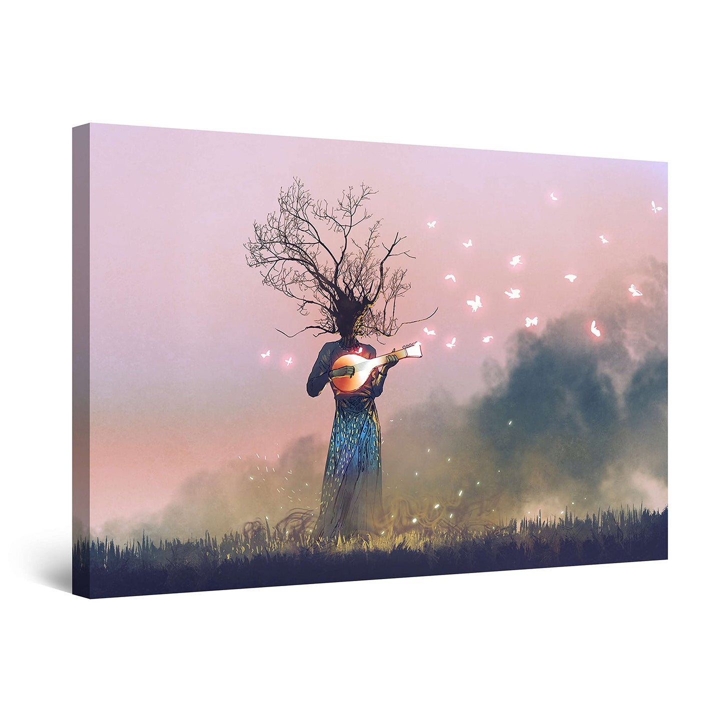 Orange Jazz Canvas Wall Art – 32x48in