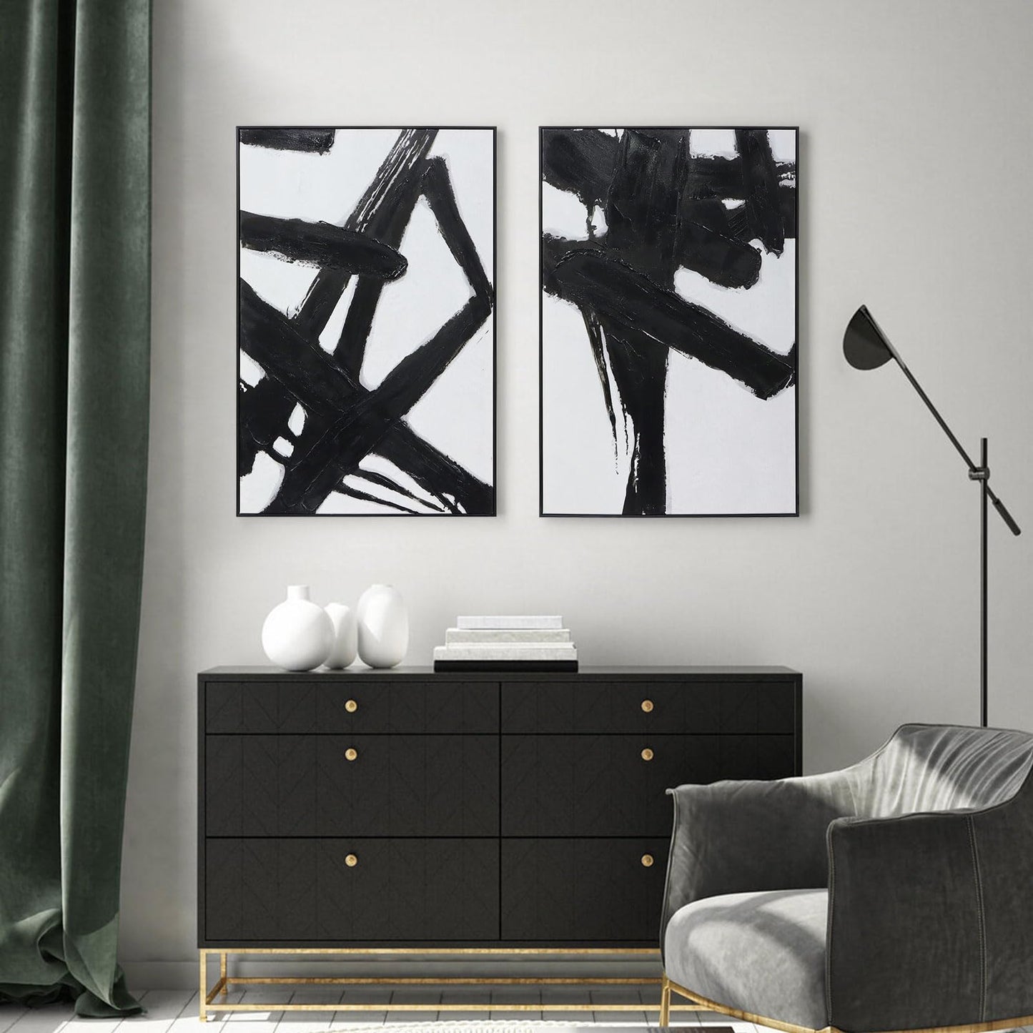 Boho Textured 3D Wall Art 3PC 24x36in