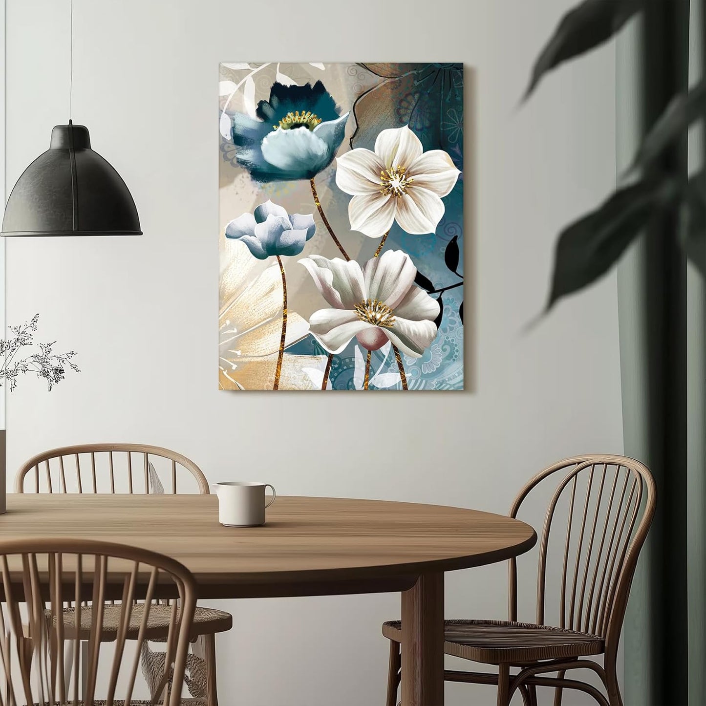3 Pcs Lotus Flower Wall Art – 12x16in