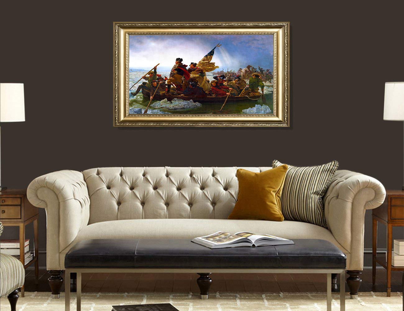 Washington Crossing Canvas Art