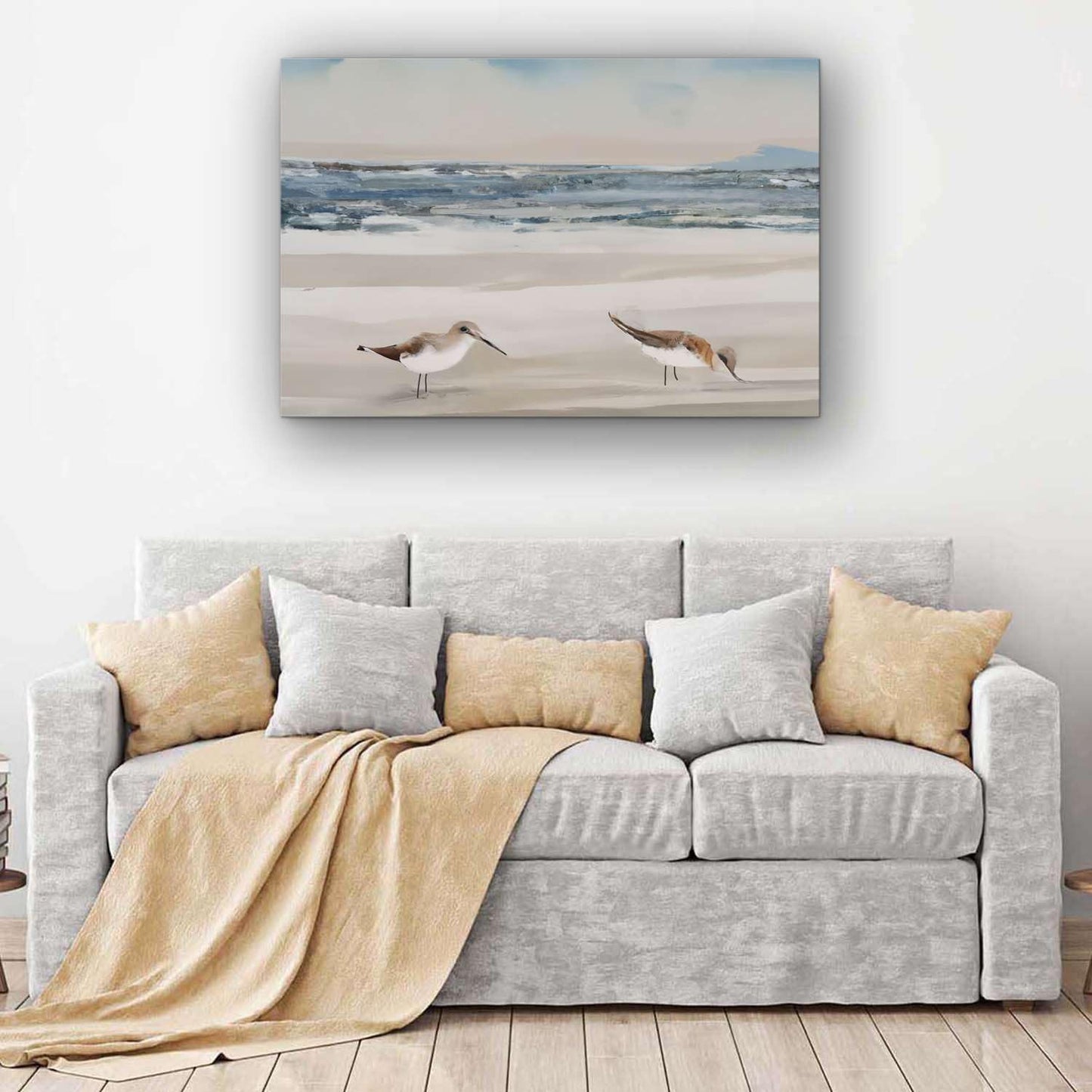 Ship & Moon Canvas Wall Art – 32x48in