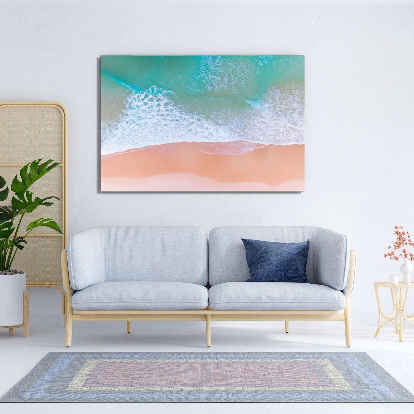 Ship & Moon Canvas Wall Art – 32x48in