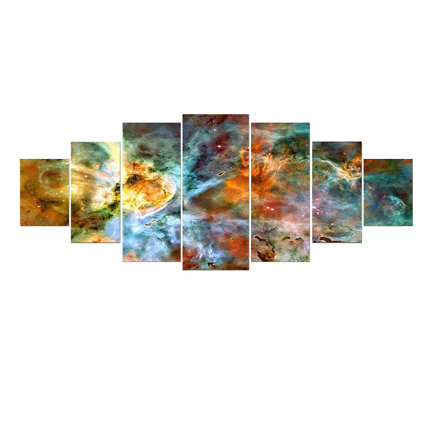 Blue Mountain Lake Wall Art – 7 Panels