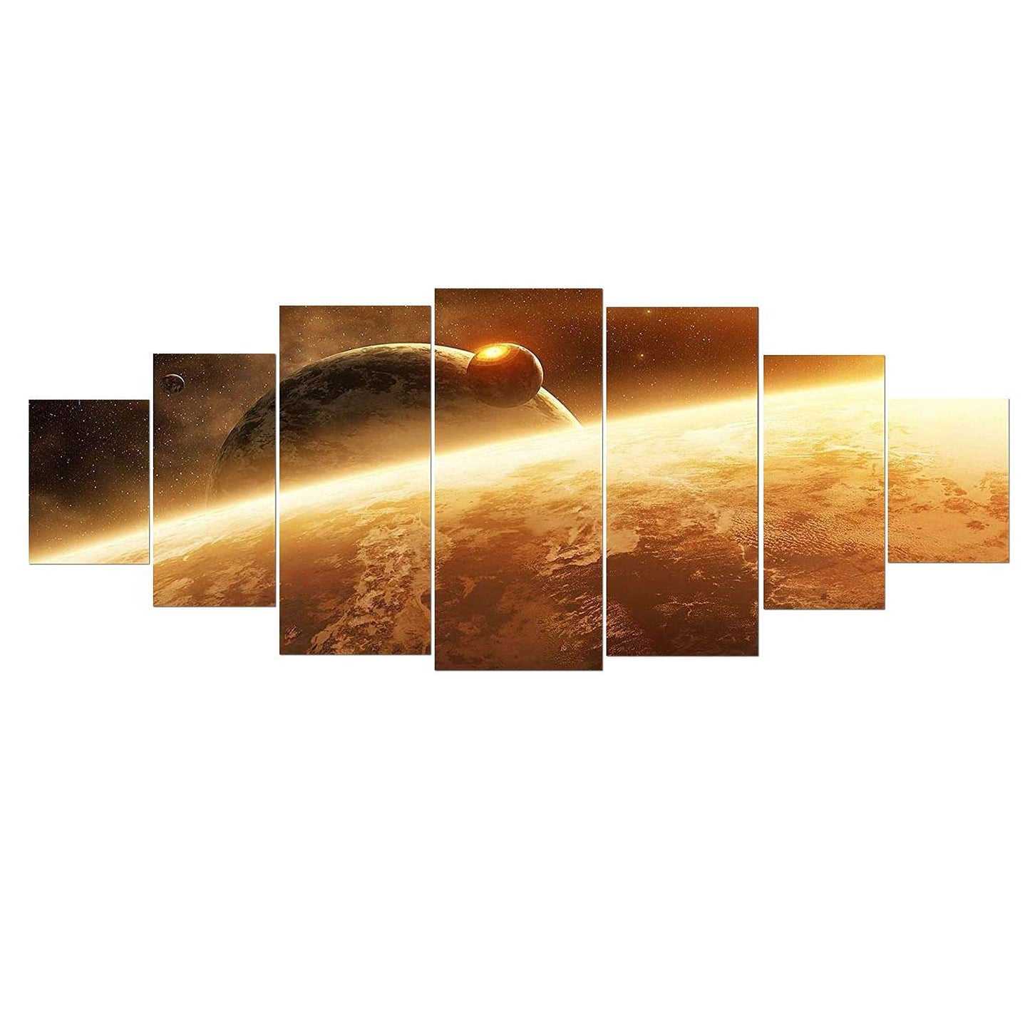 Blue Mountain Lake Wall Art – 7 Panels