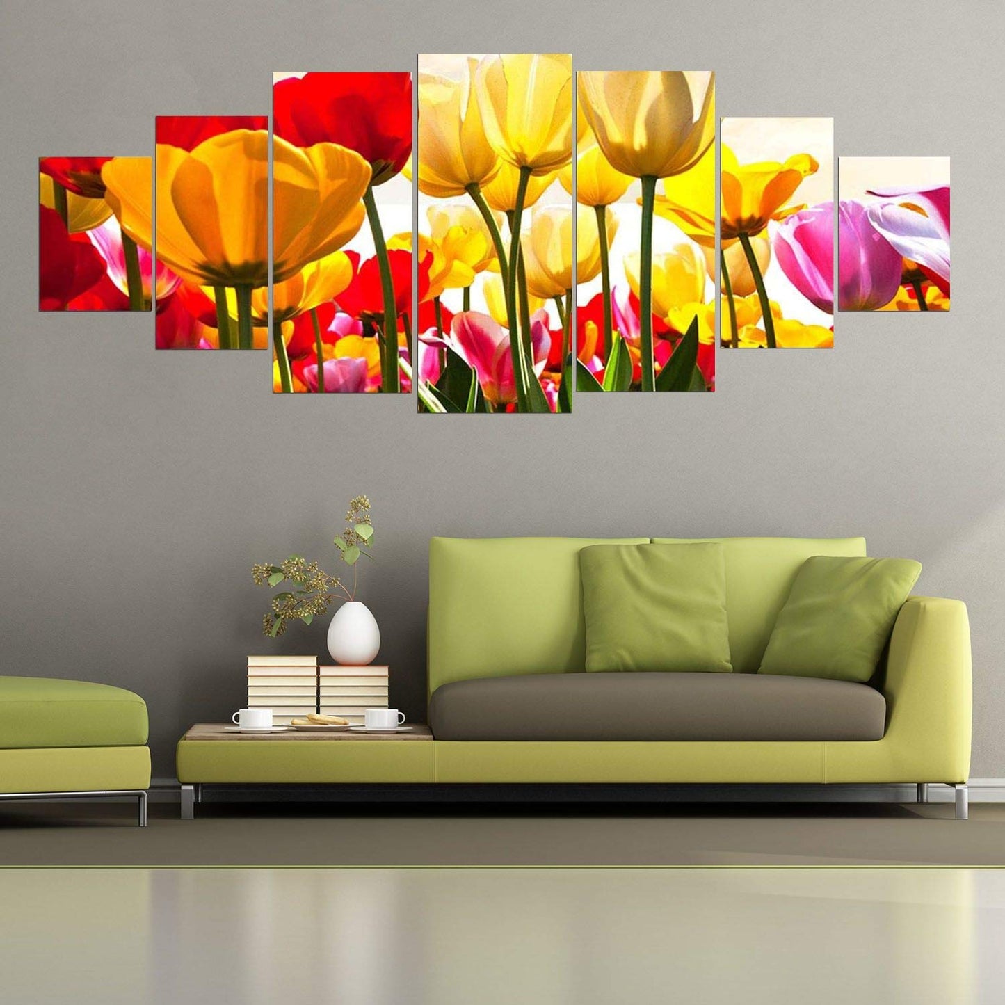 Blue Mountain Lake Wall Art – 7 Panels
