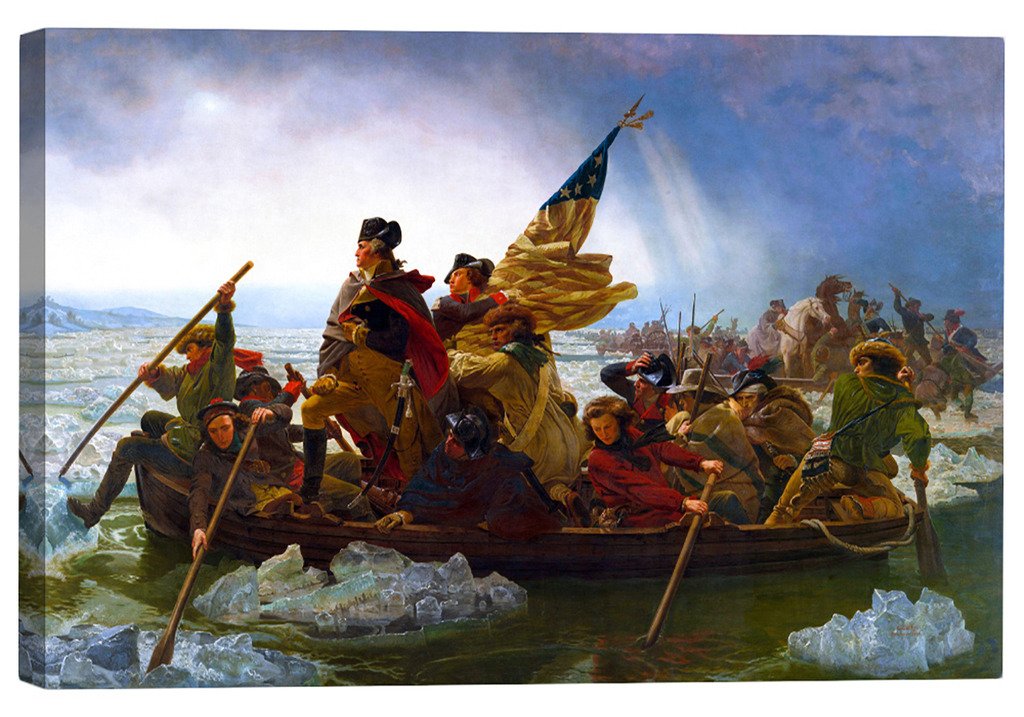 Washington Crossing Canvas Art