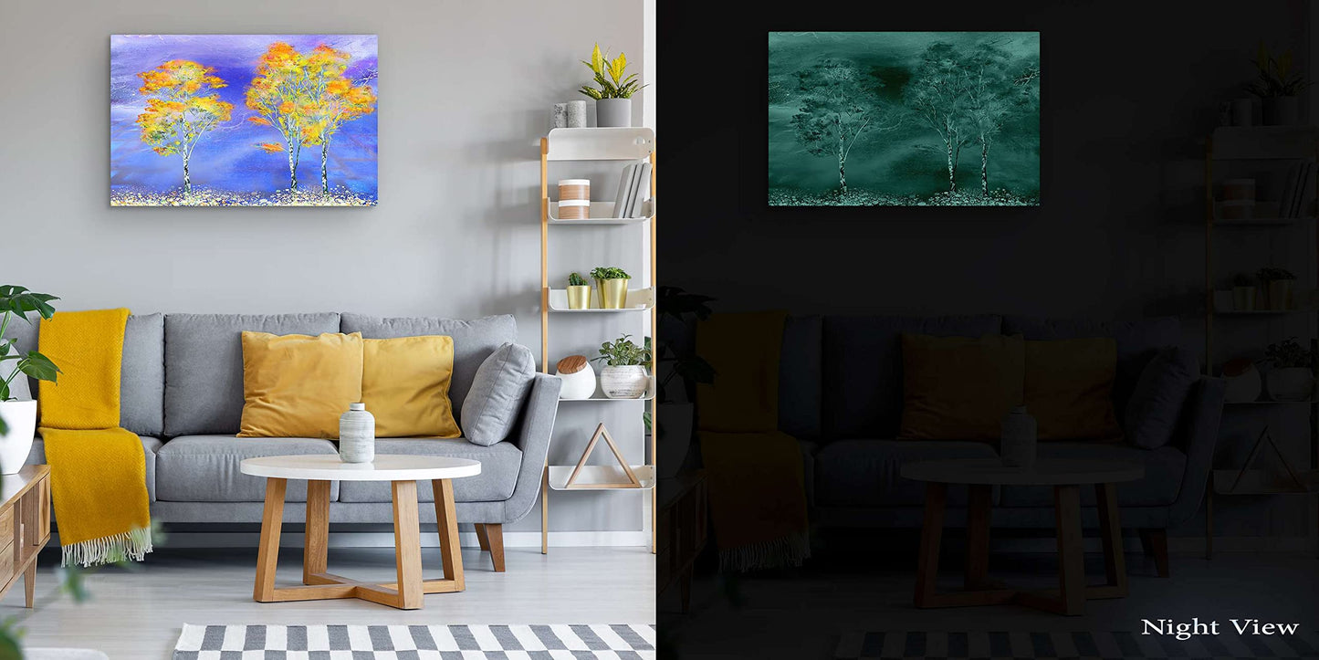 Golden Forest Canvas Wall Art – 32x48in