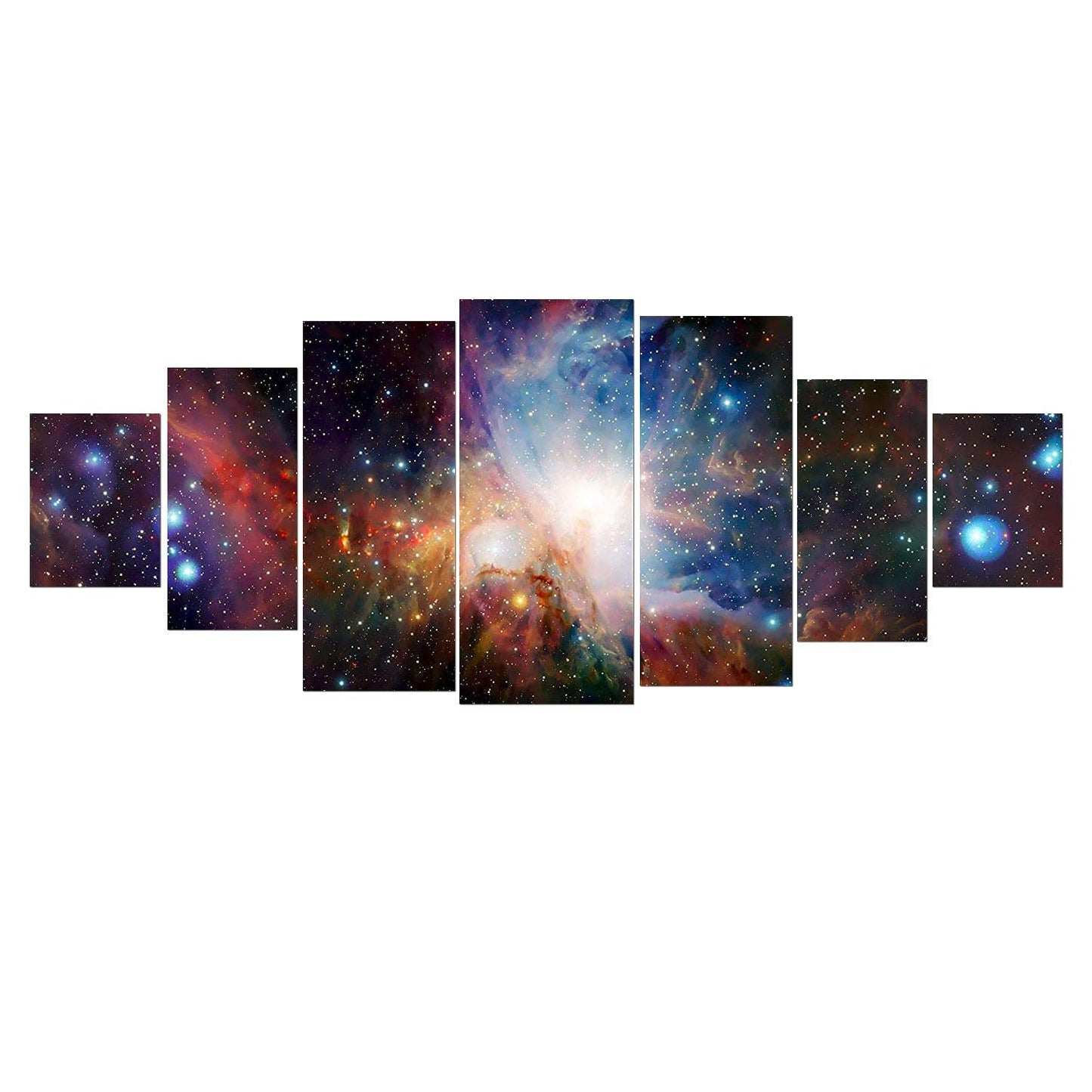 Blue Mountain Lake Wall Art – 7 Panels