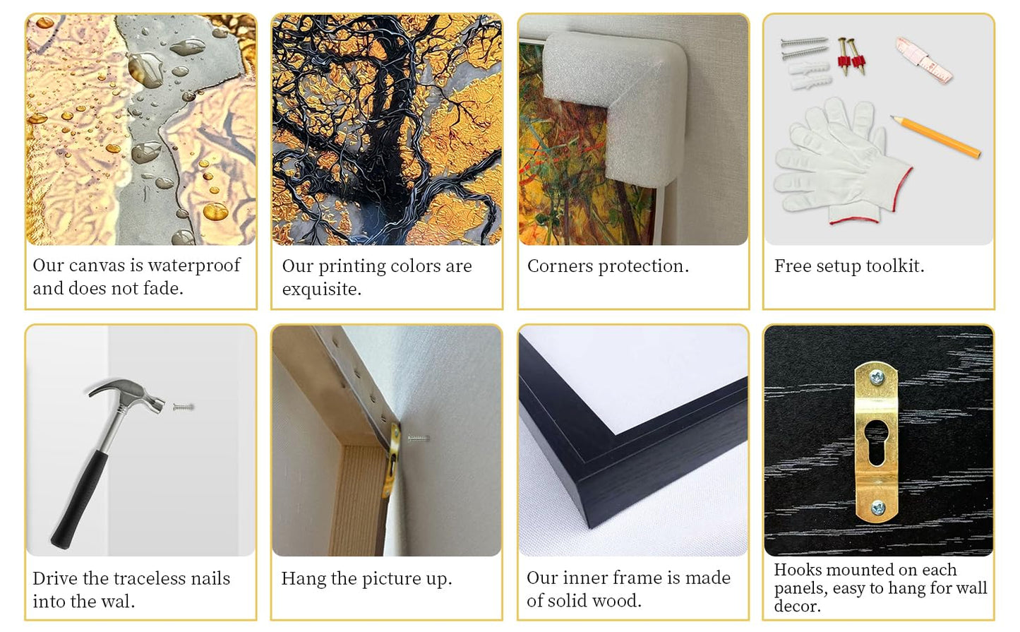 Abstract Texture Canvas Wall Art