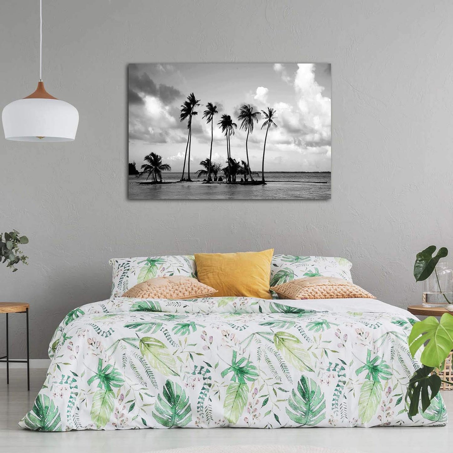 Caribbean Beach Glass Wall Art 24x36in