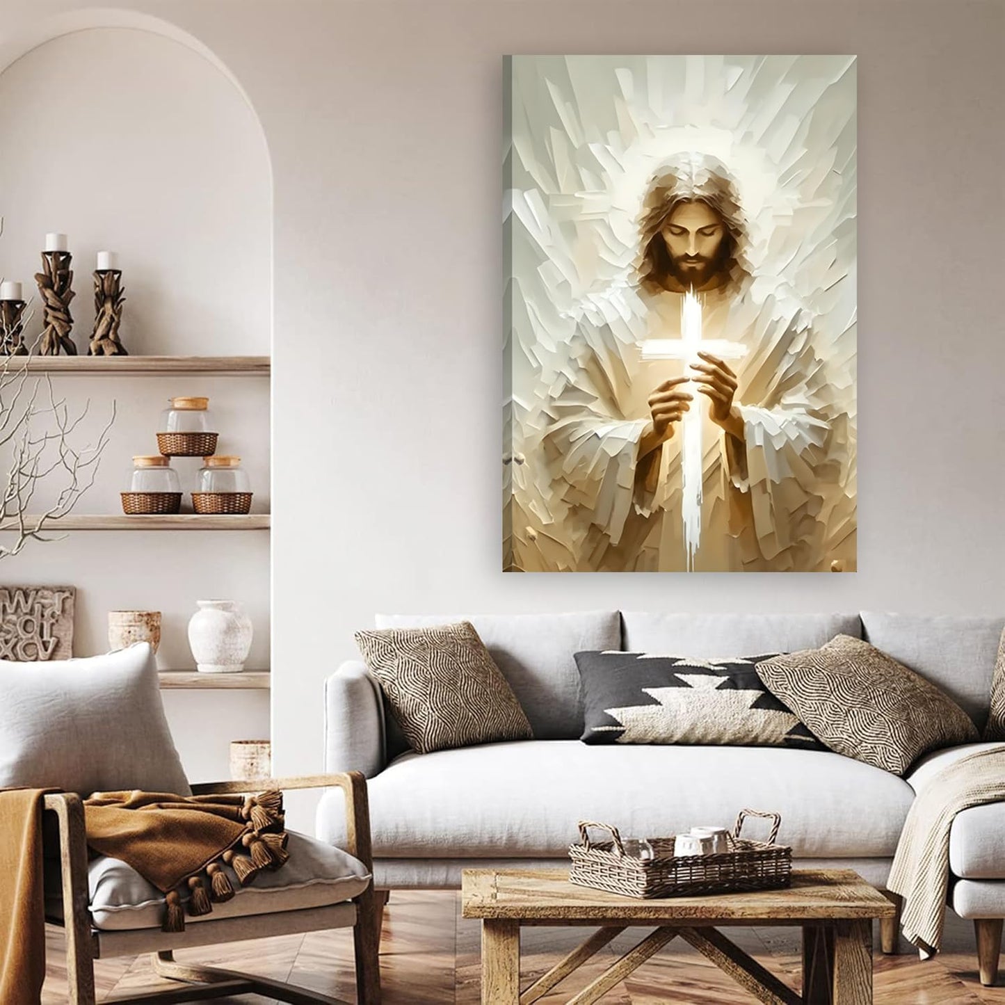 Jesus Canvas Wall Art – 12x18in
